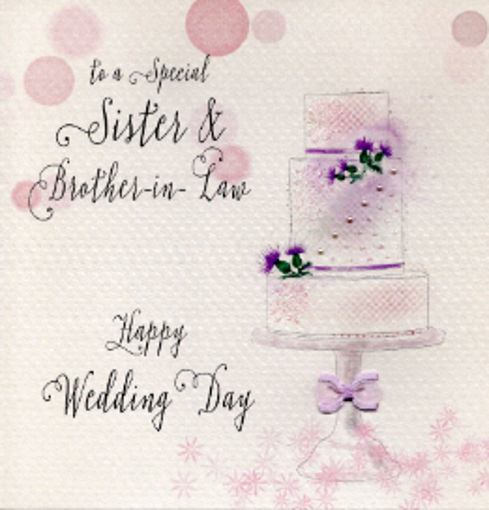 Picture of WEDDING SISTER & BROTHER IN LAW CARD